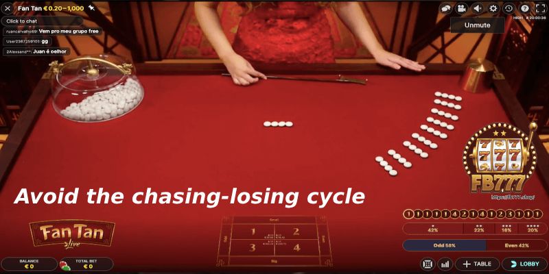 Avoid the chasing-losing cycle