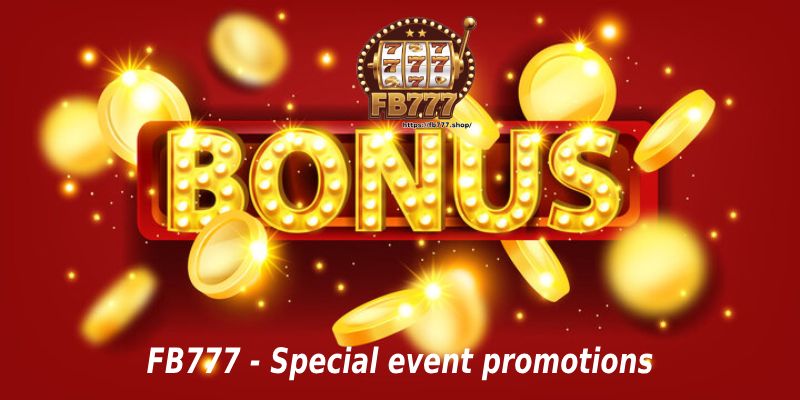 Special event promotions